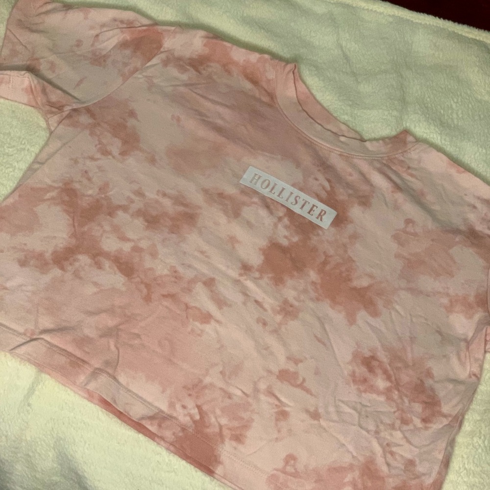 Pink hollister shirt